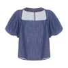 Frame Nina Cropped Chambray Blouse -Frame Sales Store unnamed file 1853