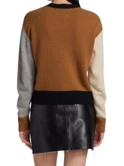 Frame Colorblock Cashmere-Wool Sweater -Frame Sales Store unnamed file 1862
