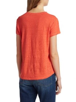 Frame Easy True Organic Linen T-Shirt Mandarin 22 Frame Easy True Organic Linen T-Shirt Mandarin -Frame Sales Store unnamed file 1893