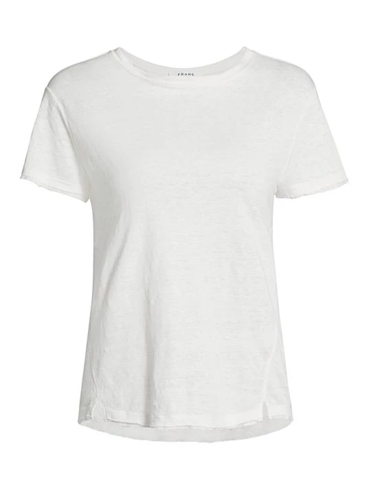 Frame Easy True Organic Linen T-Shirt Mandarin 10 Frame Easy True Organic Linen T-Shirt Mandarin - Image 8