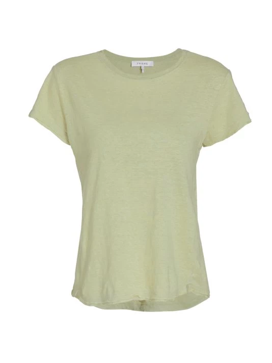 Frame Easy True Organic Linen T-Shirt Mandarin 13 Frame Easy True Organic Linen T-Shirt Mandarin - Image 11