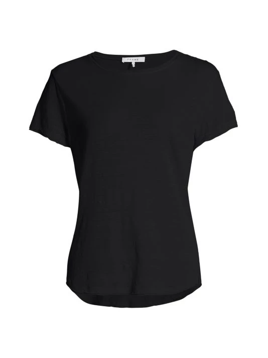 Frame Easy True Organic Linen T-Shirt Mandarin 14 Frame Easy True Organic Linen T-Shirt Mandarin - Image 12