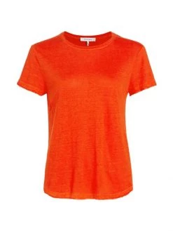 Frame Easy True Organic Linen T-Shirt Mandarin 32 Frame Easy True Organic Linen T-Shirt Mandarin -Frame Sales Store unnamed file 1903
