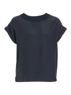 Frame Oversized Silk Tee