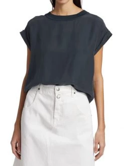 Frame Oversized Silk Tee -Frame Sales Store unnamed file 1914