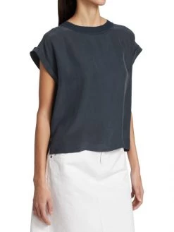 Frame Oversized Silk Tee -Frame Sales Store unnamed file 1915