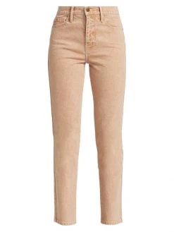 Frame Le Sylvie High-Rise Crop Straight Jeans
