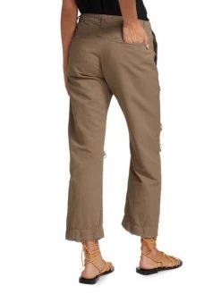 Frame Le Tomboy High-Rise Cotton Trousers -Frame Sales Store unnamed file 1944