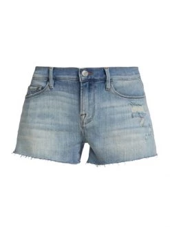 Frame Le Cutoff Denim Shorts