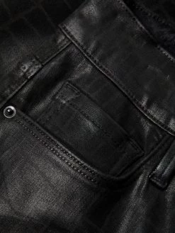 Frame Le Sylvie Croc-Printed Stretch Coated Jeans 15 Frame Le Sylvie Croc-Printed Stretch Coated Jeans -Frame Sales Store unnamed file 1971