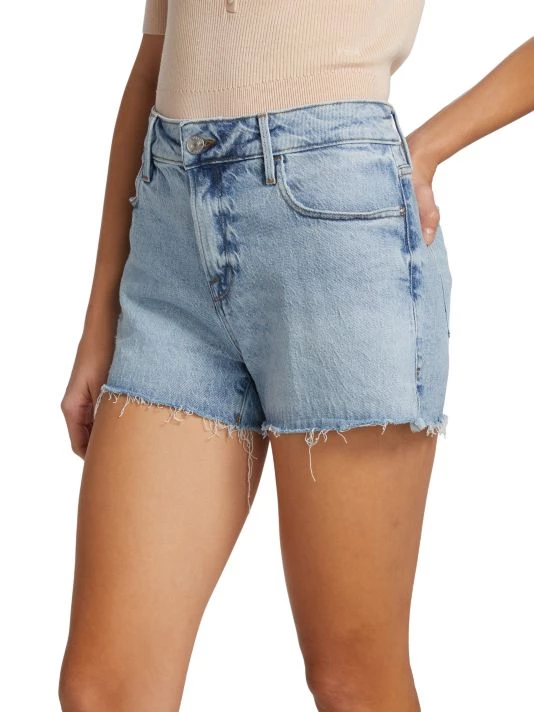 Frame Le Grand Garcon Mid-Rise Denim Shorts 6 Frame Le Grand Garcon Mid-Rise Denim Shorts - Image 4