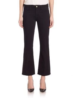 Frame Le Crop Mid-Rise Bootcut Corduroy Jeans