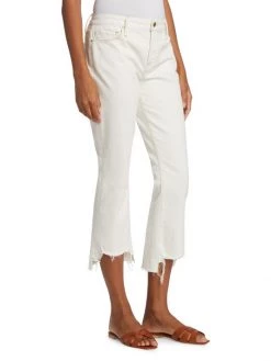 Frame Le Crop Distressed Stretch Mini Boot-Cut Crop Jeans -Frame Sales Store unnamed file 2057