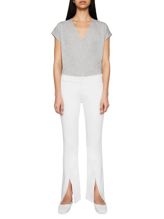 Frame Mini Boot Mid-Rise Slit-Hem Bootcut Jeans 4 Frame Mini Boot Mid-Rise Slit-Hem Bootcut Jeans - Image 2