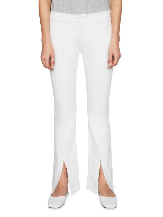 Frame Mini Boot Mid-Rise Slit-Hem Bootcut Jeans 5 Frame Mini Boot Mid-Rise Slit-Hem Bootcut Jeans - Image 3