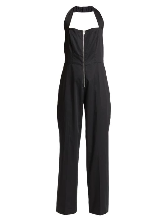 Frame Zip Halter Jumpsuit 3 Frame Zip Halter Jumpsuit