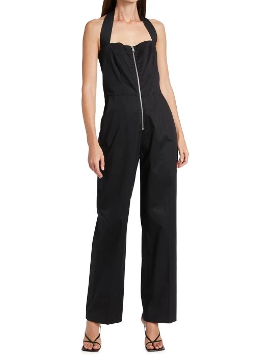 Frame Zip Halter Jumpsuit 5 Frame Zip Halter Jumpsuit - Image 3