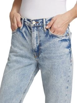 Frame Le Piper Raw Hem Straight-Fit Jeans -Frame Sales Store unnamed file 2147