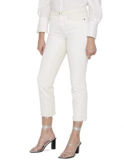 Frame Le High Spring Mix Raw Hem Stretch Straight-Leg Jeans -Frame Sales Store unnamed file 2166
