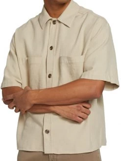 Frame Short-Sleeve Button-Up Shirt For Men -Frame Sales Store unnamed file 2194