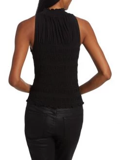 Frame Smocked Knit Halter Top -Frame Sales Store unnamed file 222