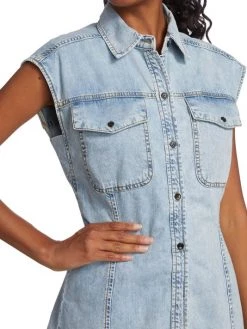 Frame Arie Denim Button-Front Top -Frame Sales Store unnamed file 2224