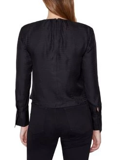 Frame Embossed Twisted Neck Top -Frame Sales Store unnamed file 2249