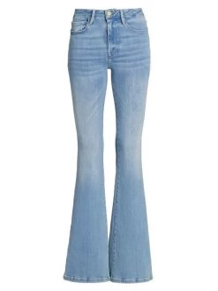 Frame Le One High-Rise Stretch Flare Jeans