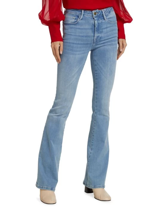 Frame Le One High-Rise Stretch Flare Jeans 5 Frame Le One High-Rise Stretch Flare Jeans - Image 3