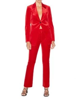 Frame Velvet Single-Button Blazer -Frame Sales Store unnamed file 2298