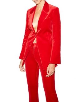 Frame Velvet Single-Button Blazer -Frame Sales Store unnamed file 2300