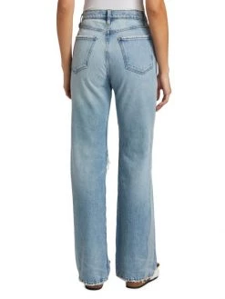 Frame Le Jane High-Rise Distressed Straight-Leg Jeans 13 Frame Le Jane High-Rise Distressed Straight-Leg Jeans -Frame Sales Store unnamed file 2306