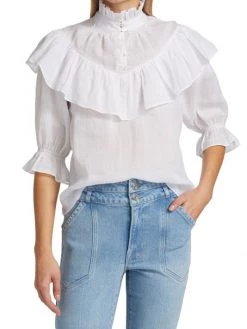 Frame Ruffle Flounce Top -Frame Sales Store unnamed file 2325