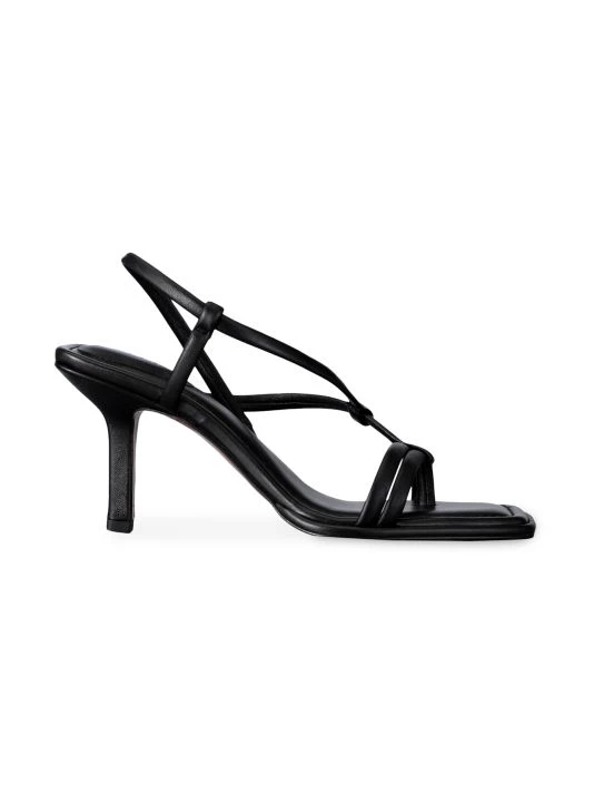 Frame Le Addison Leather Wrap Sandals Noir 9 Frame Le Addison Leather Wrap Sandals Noir - Image 7