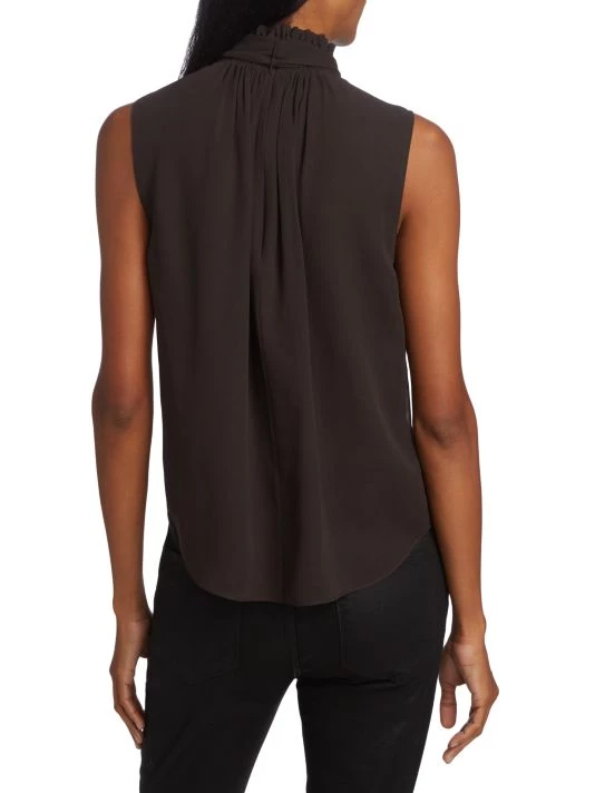 Frame Silk Bow Blouse 7 Frame Silk Bow Blouse - Image 5