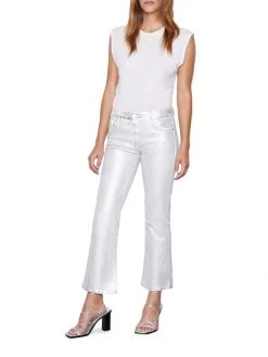 Frame Le Crop Metallic Stretch Mini Boot-Cut Crop Jeans 9 Frame Le Crop Metallic Stretch Mini Boot-Cut Crop Jeans -Frame Sales Store unnamed file 2399