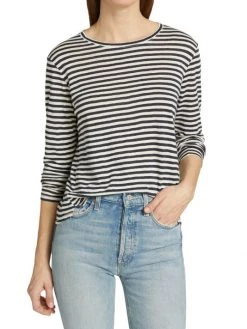 Frame Easy Striped Long-Sleeve Crew Top 11 Frame Easy Striped Long-Sleeve Crew Top -Frame Sales Store unnamed file 2430