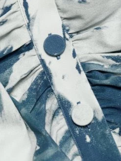 Frame Ruched Puff-Sleeve Crop Top -Frame Sales Store unnamed file 2441