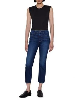 Frame Le Sylvie Mid-Rise Stretch Straight-Leg Crop Jeans -Frame Sales Store unnamed file 2463