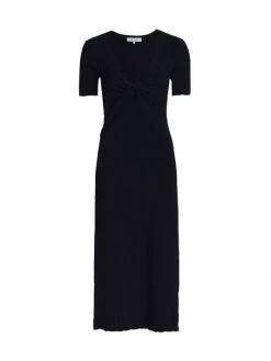 Frame Wrap-Front Maxi Dress