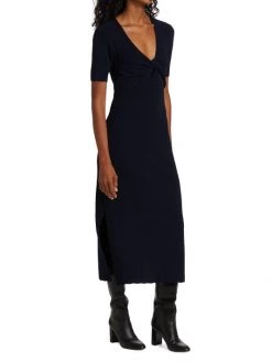 Frame Wrap-Front Maxi Dress -Frame Sales Store unnamed file 2481