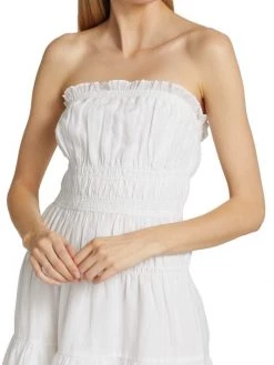 Frame Smocked Midi-Dress 14 Frame Smocked Midi-Dress -Frame Sales Store unnamed file 2514