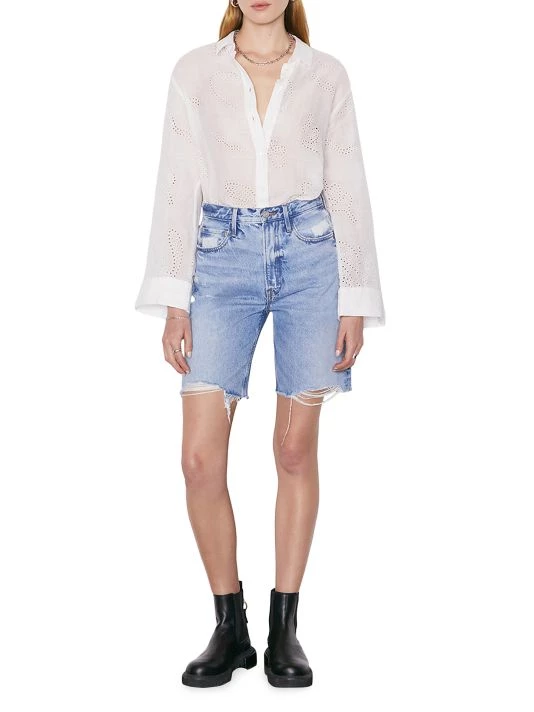 Frame Cotton Embroidered Tunic 4 Frame Cotton Embroidered Tunic - Image 2