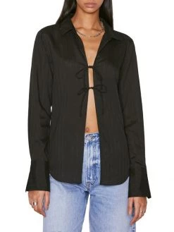 Frame Delicate Tie Front Striped Top 10 Frame Delicate Tie Front Striped Top -Frame Sales Store unnamed file 2567