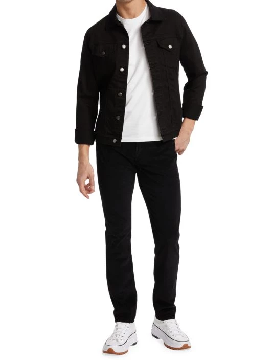 Frame L'Homme Slim Fit Corduroy Pants For Men Noir 4 Frame L'Homme Slim Fit Corduroy Pants For Men Noir - Image 2