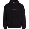Frame Cotton Logo Hoodie For Men Noir