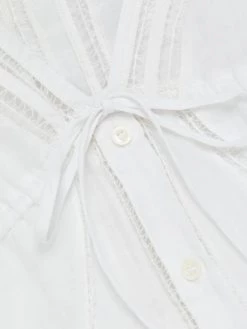 Frame Cropped Inset Lace Blouse -Frame Sales Store unnamed file 2614