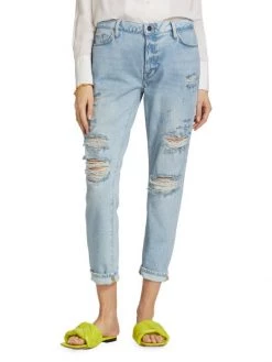 Frame Le Garcon Mid-Rise Distressed Boyfriend Jeans -Frame Sales Store unnamed file 2668