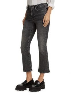 Frame Le One Stretch Mini Boot-Cut Crop Jeans -Frame Sales Store unnamed file 2698