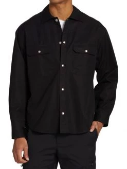 Frame Front-Snap Overshirt For Men -Frame Sales Store unnamed file 2704